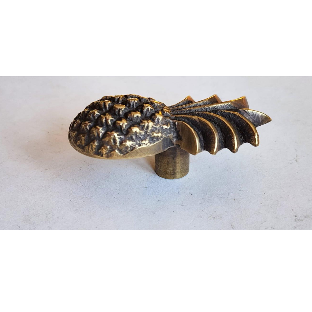 4 pieces, Solid Brass Handles, Tropical, PINEAPPLE, Cabinet, Kitchen, Gift, #K17