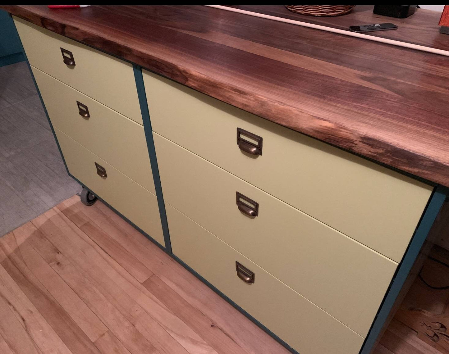 8 x Antique Vintage Style Card File Cabinet Handle, File Label Holders with Cup Bin Pull Handles, Organizing labels 2 3/4" wide #F1