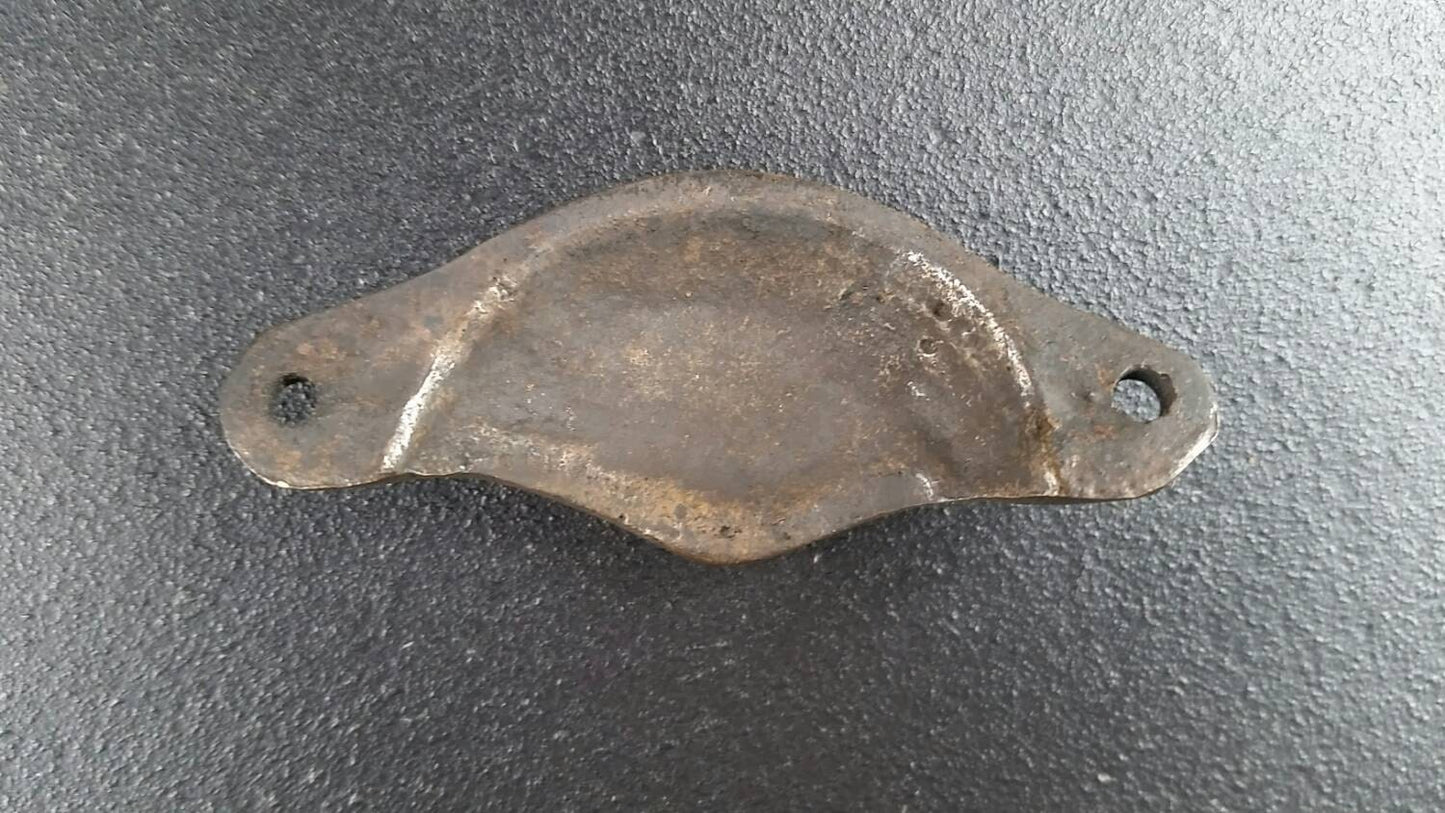 8 solid brass Small Apothecary Drawer Bin Pull handles with Oak Leaf design 2-7/8" wide overall (approx 2-3/8" centers),multi-drawer #A3