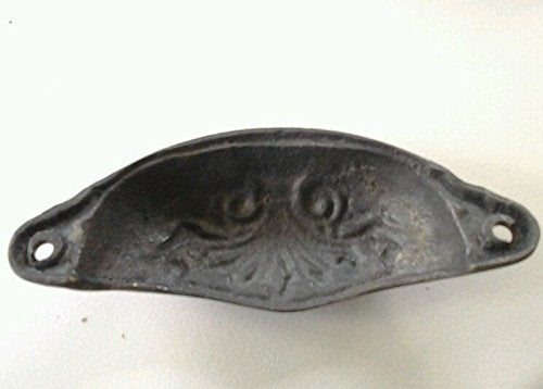 8 Ornate Apothecary Cabinet Drawer Cup Pull Handles Victorian Style 4 1/8" #A1