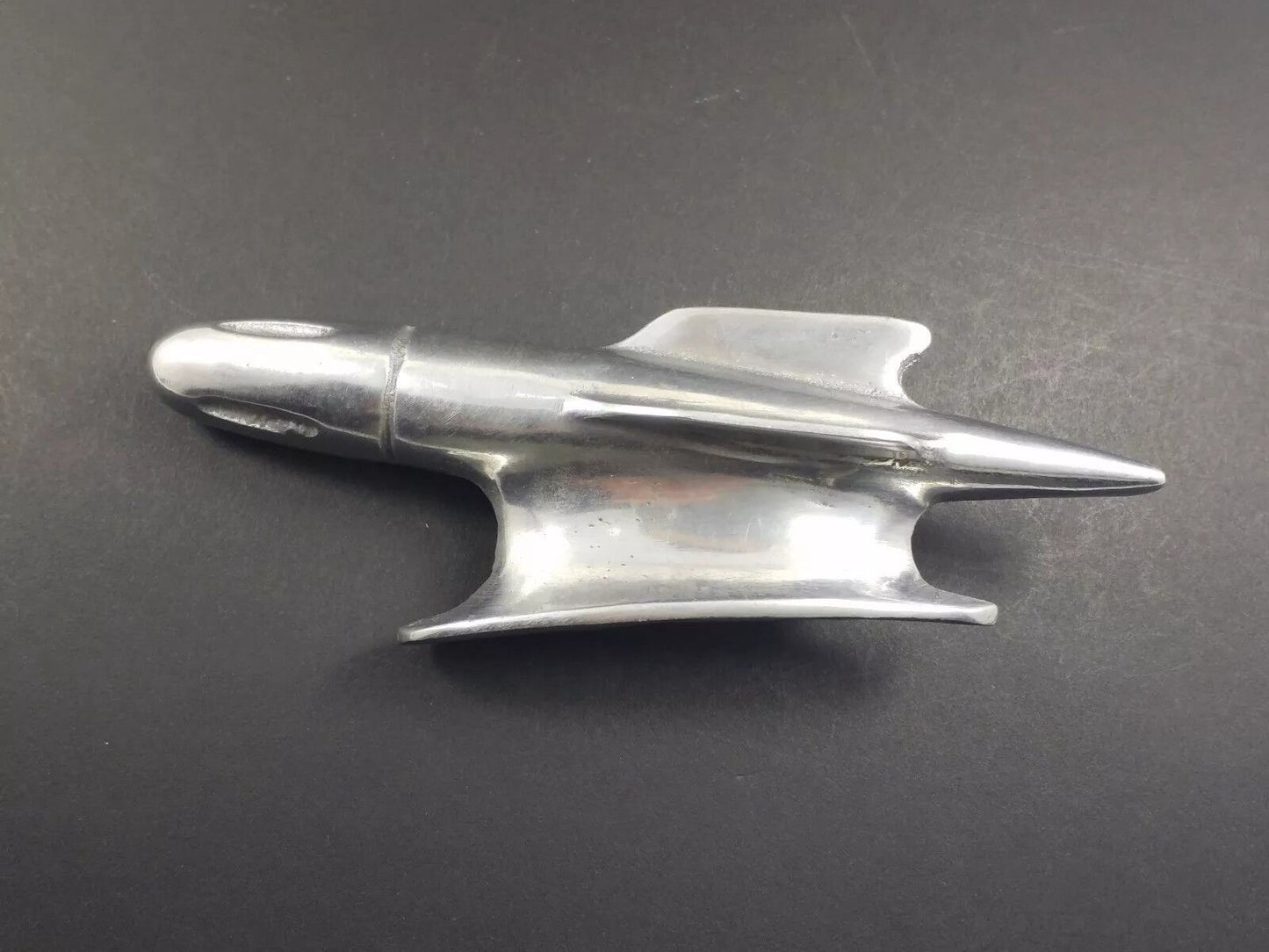 1 each: Vintage Style Rocket + Vintage Style Airplane Hood Ornaments Vespa, Car