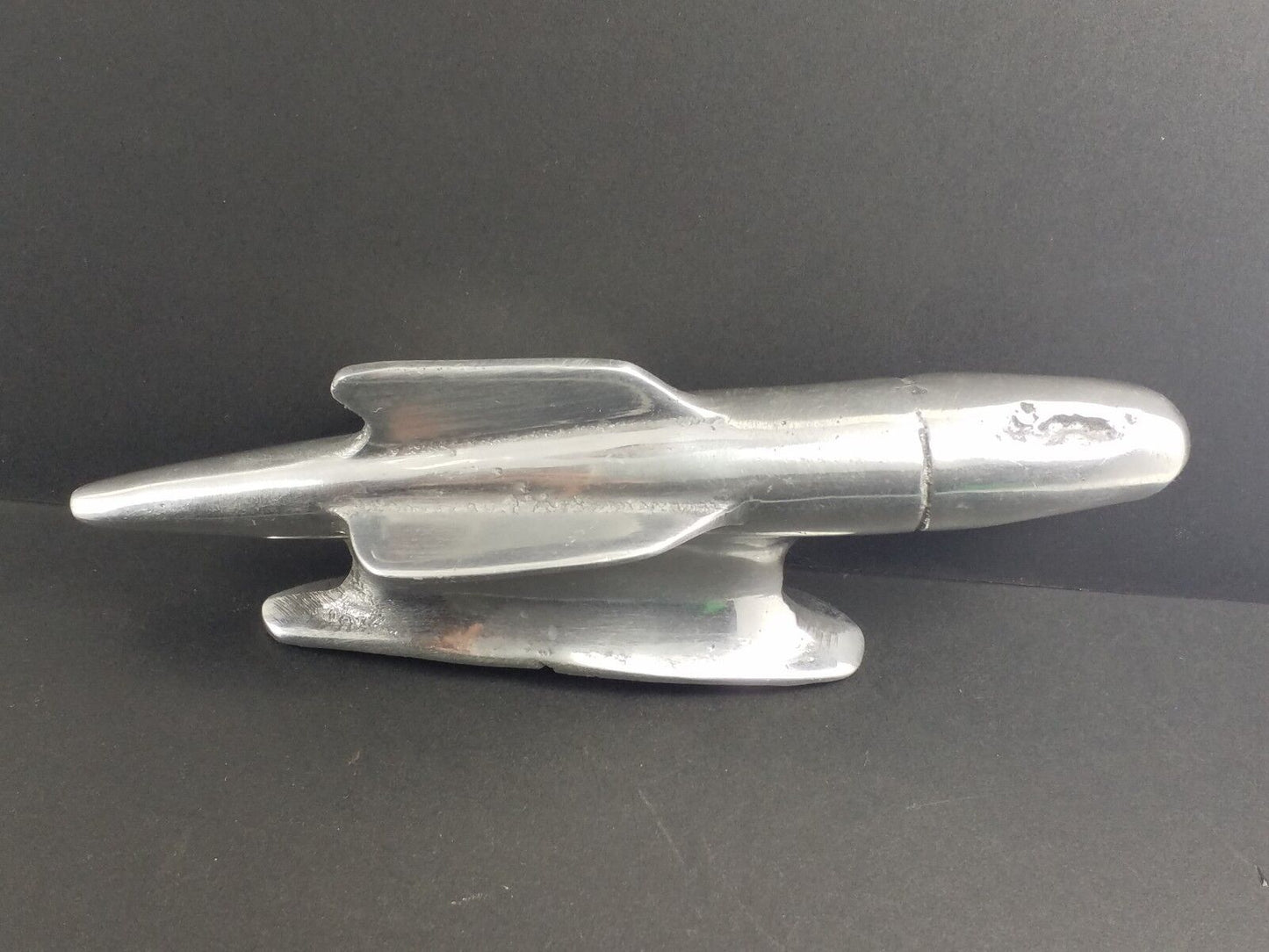Vintage Style Rocket Front Cover Aluminum Hood Ornament Badge Emblem Vespa