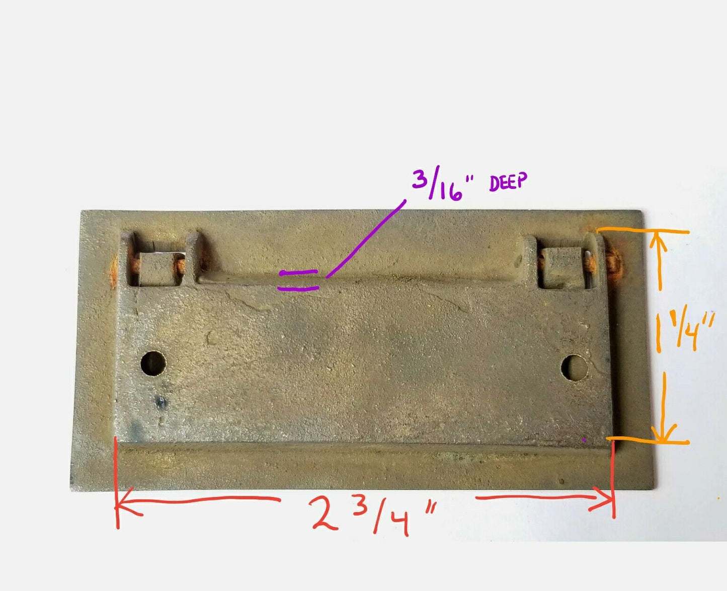 2 Antique Style/Modern Inset Flush Lift Mount TRUNK Drawer Chest PULL Handle P21