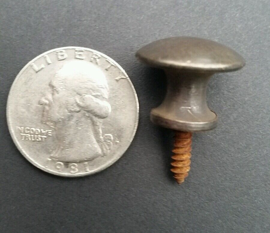 25 Sm.vtg. Antique Style Solid Brass Stacking Barrister Bookcase 3/4" Knobs #K1