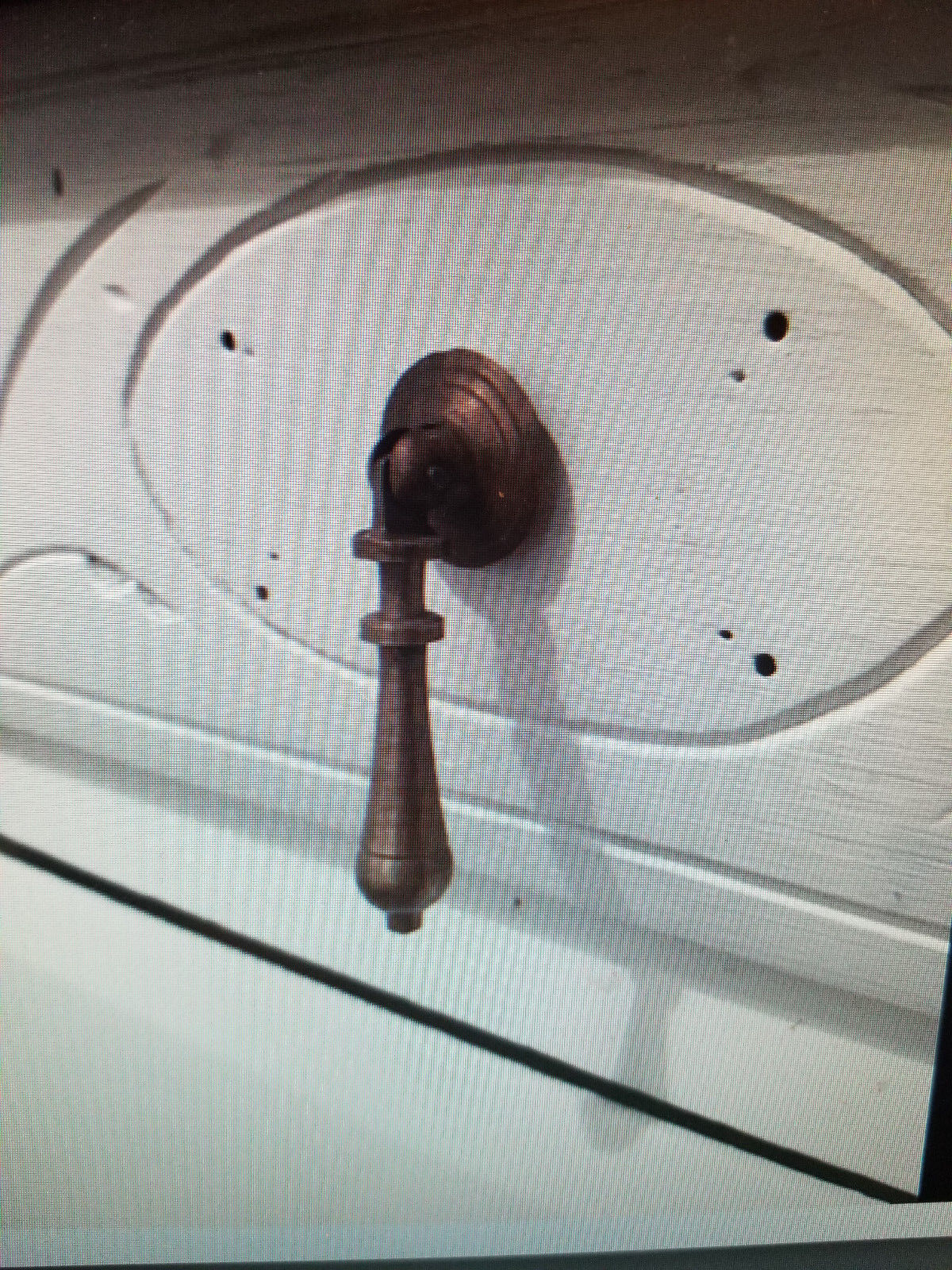 4 Nice Ornate tear drop pendant brass handle pulls w.strong bolts 2 3/4" #H3