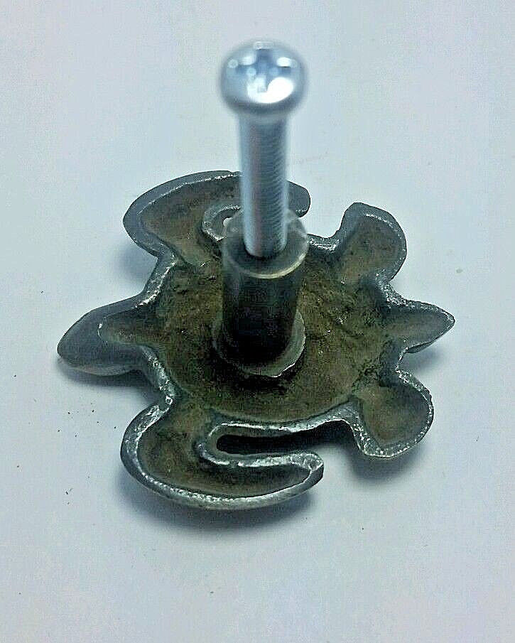 2 Sea Turtle Brass Knobs Ocean Beach Seaside Hardware 1 3/4" #K10