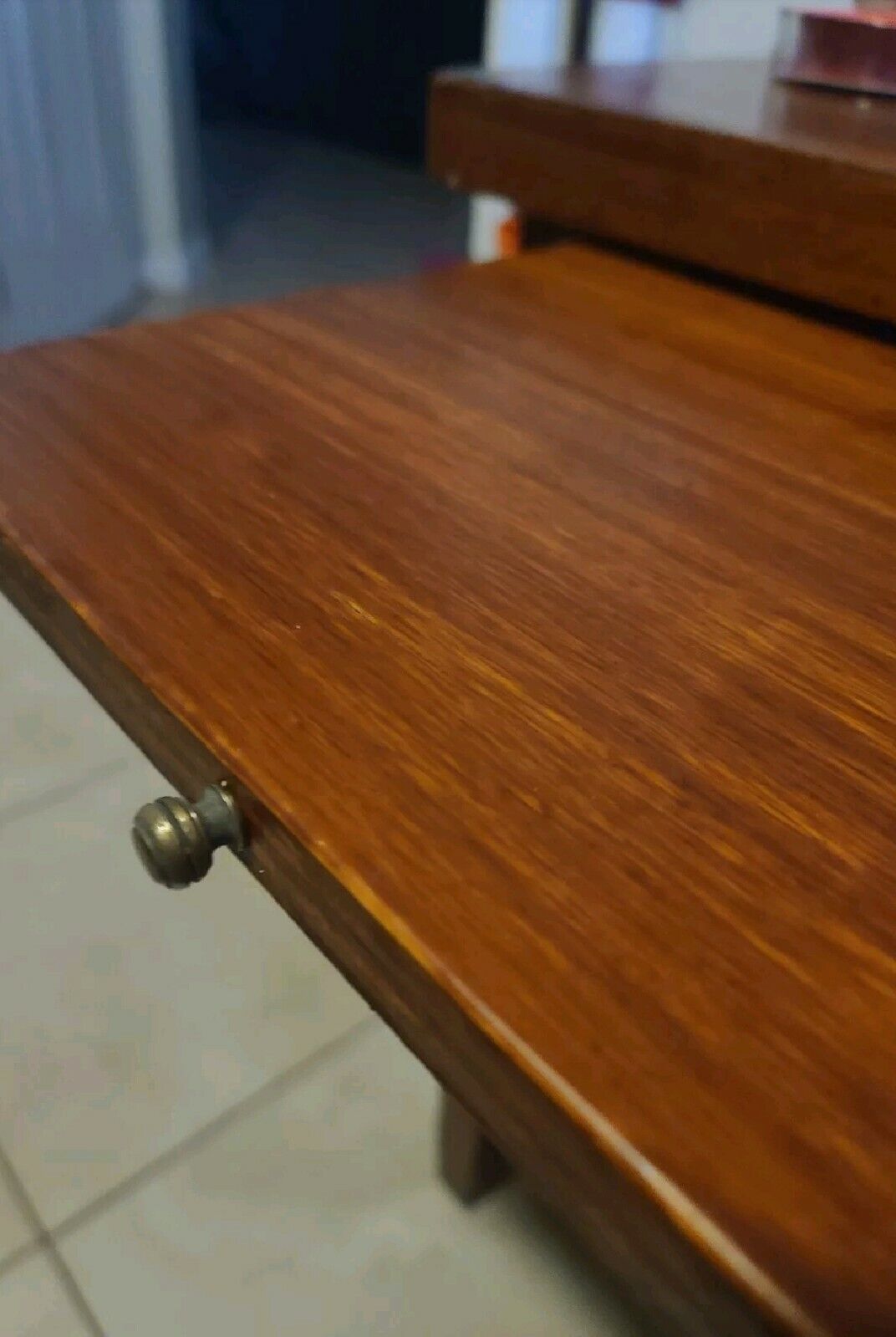 2 Solid Brass SMALL Stacking Barrister Bookcase 7/16"dia Knobs drawer Pulls #KK