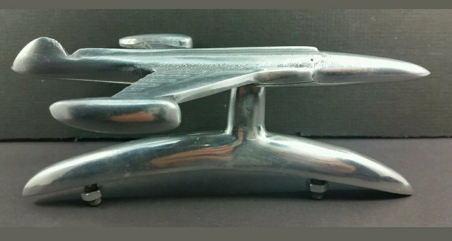 1 each: Vintage Style Rocket + Vintage Style Airplane Hood Ornaments Vespa, Car