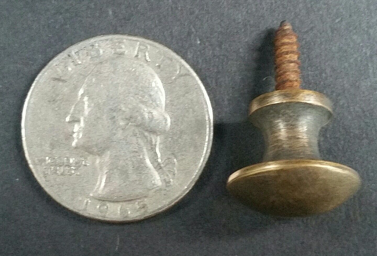 3 Solid Brass Stacking Barrister Bookcase, Hoosier 5/8" Round Knobs Handles #K2