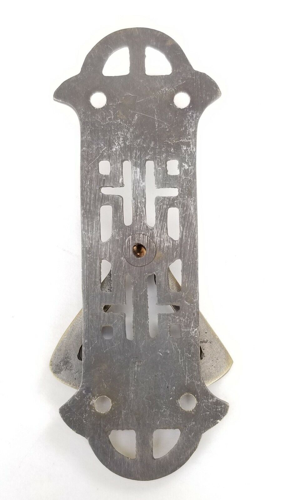 4 Chinese Chippendale style Ornate Brass pendant Handle drawer pulls 3-7/8" #Q5