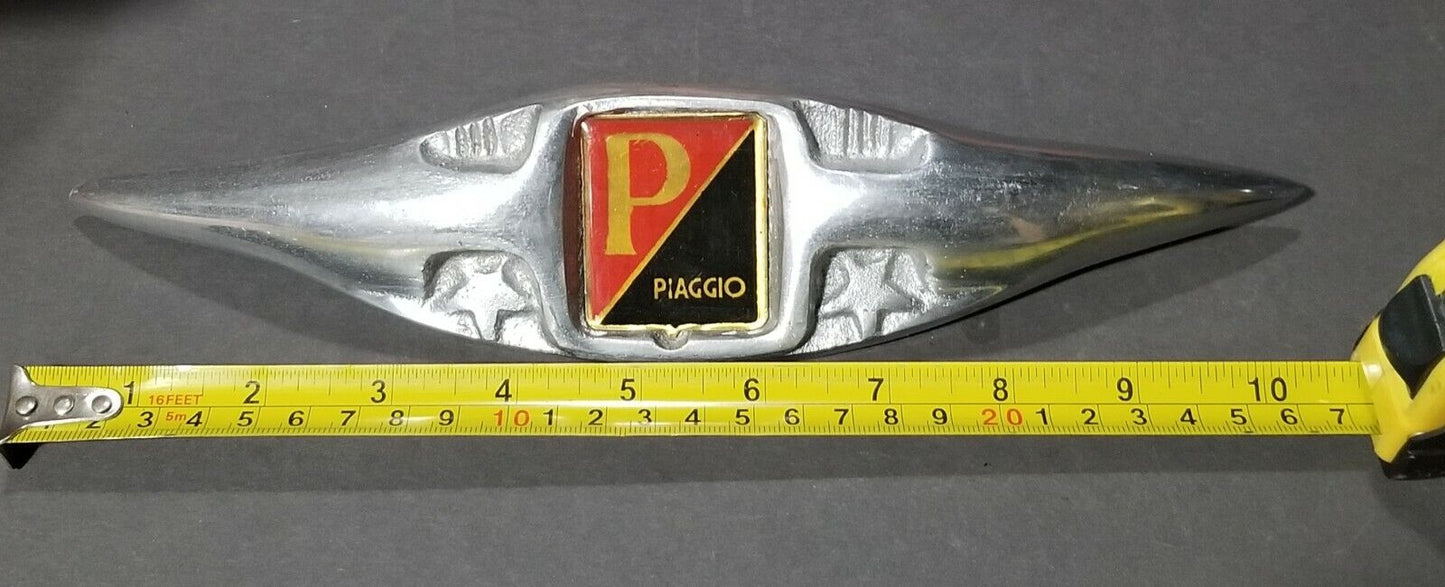 Vintage Style Vespa Piaggio Scooter Legshield Badge Emblem Retro Italian