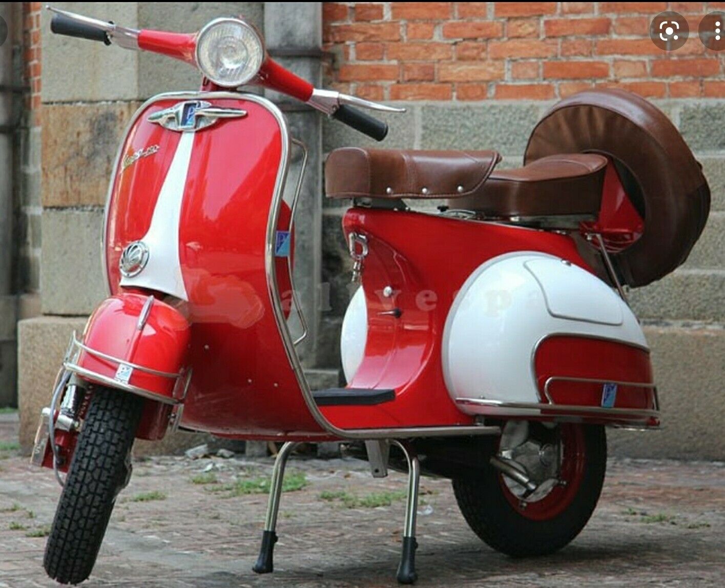 Vintage Style Vespa Piaggio Scooter Legshield Badge Emblem Retro Italian