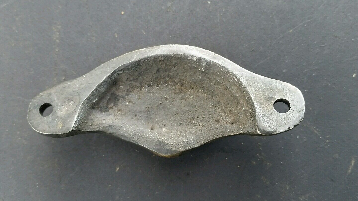 6 Antique Vict. Style Apothecary Drawer Bin Pull Handles "POLISHED" 2-3/8"c. #A3