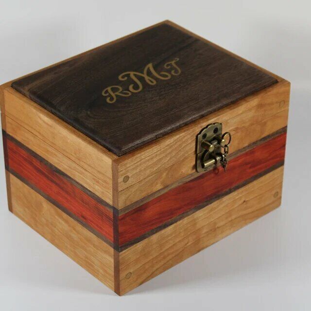 Unique Vintage Style Cabinet Door Latch Solid Brass Hasp Pin Lock 1-7/8" w. #X4