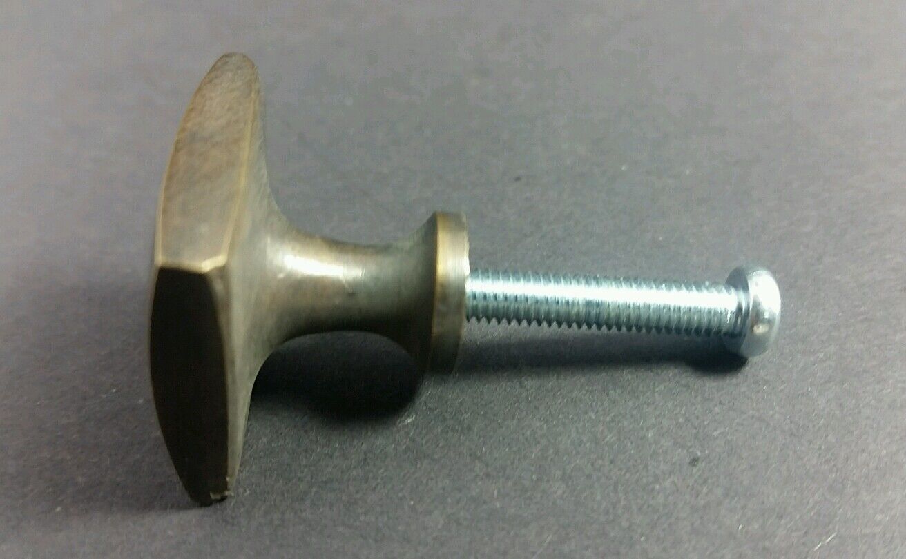 4 Square Mission Modern Simple Knobs Pulls Handles Solid Brass 7/8" #K8