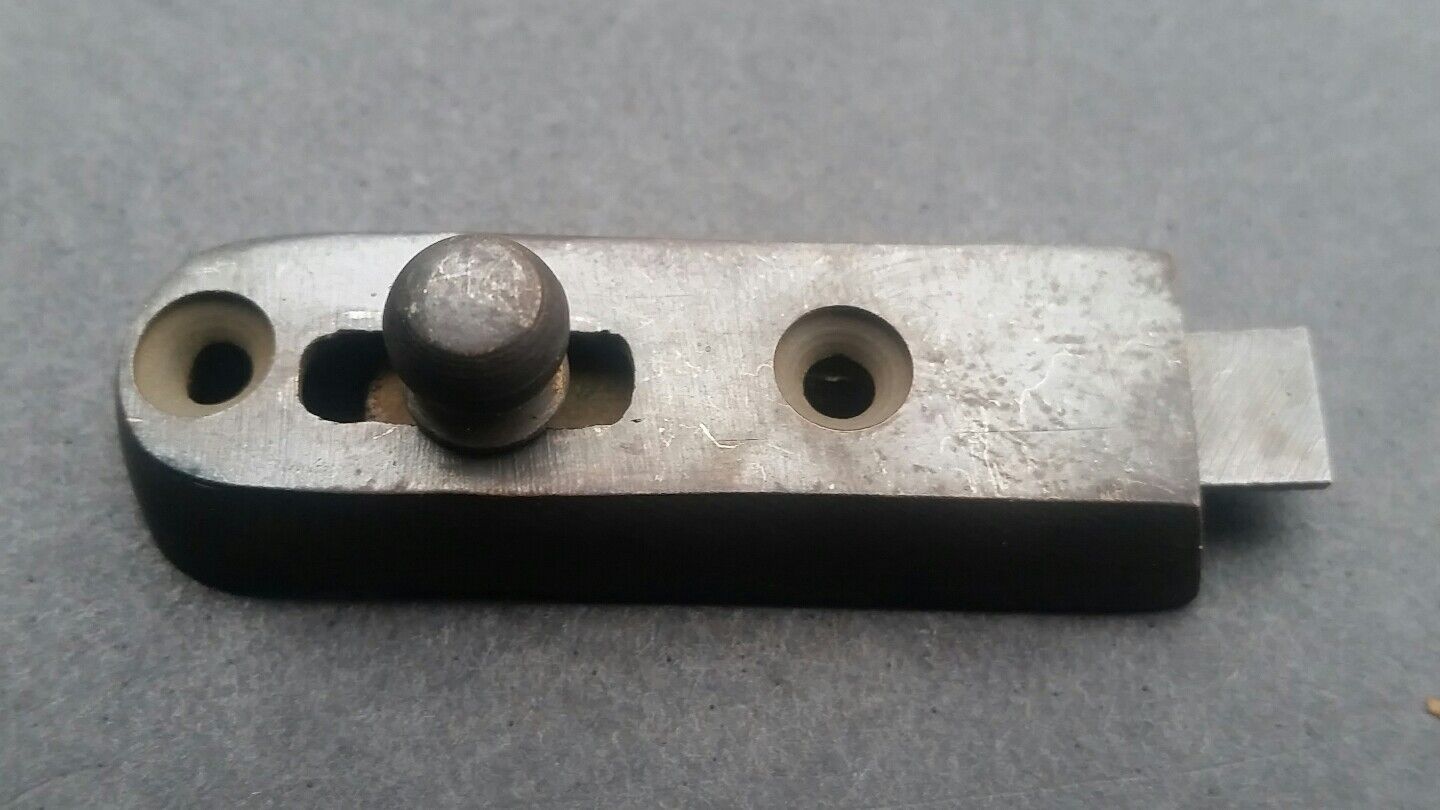 Small Friction Slide Gate Door Latch Cabinet Retro-Style Brass Lock Hasp #X24