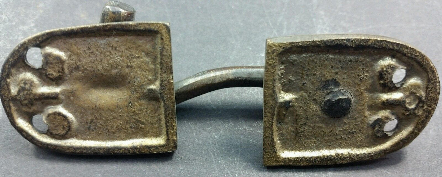 Solid Antique Style Cabin Door Gate Shutter Window Hook Bronze Brass 3 1/4" #X12