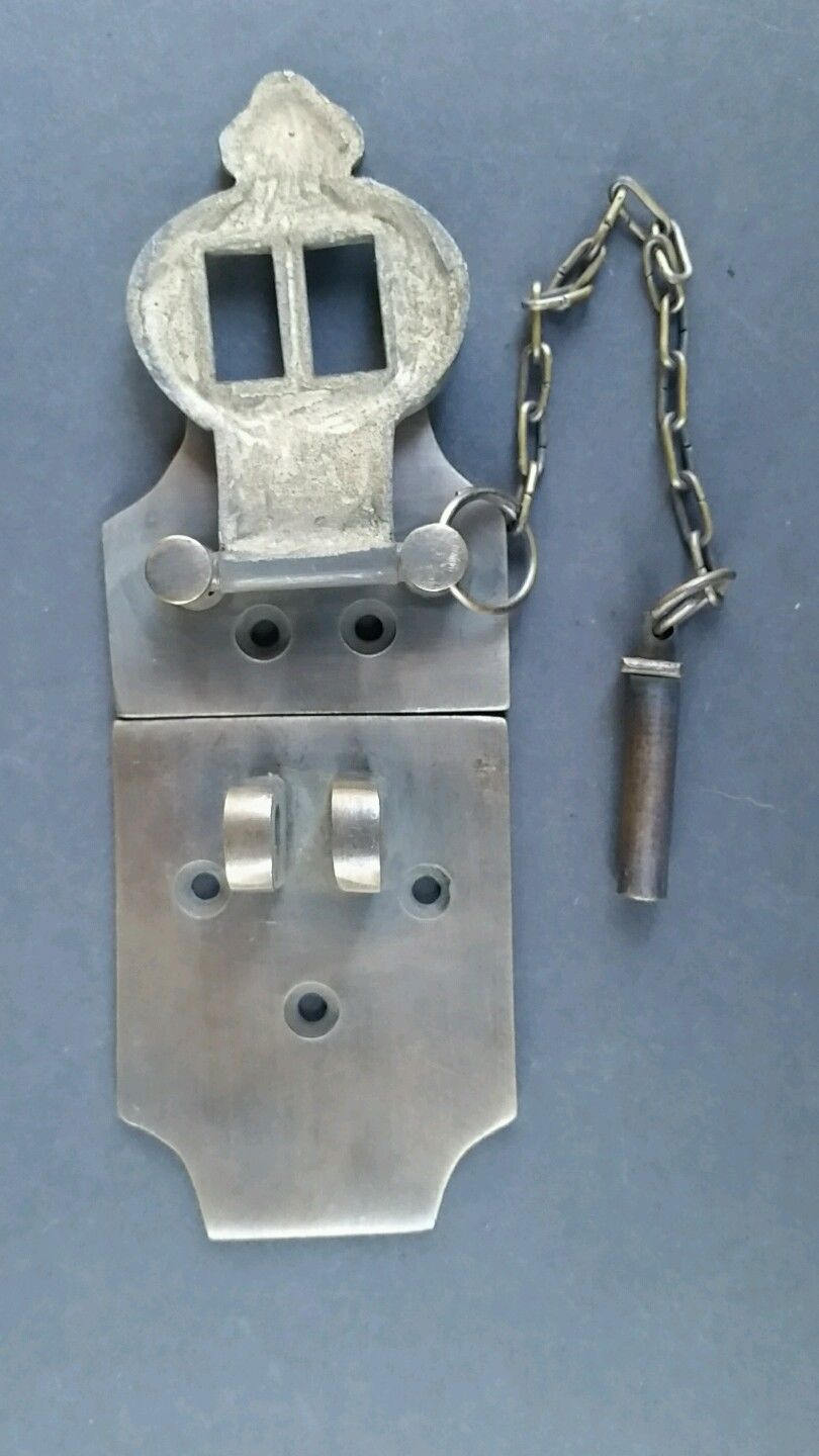 Unique Vintage Cabin Cabinet, Door Latch Hook,Cupboard latch,Door pantry lock,Gate 4" wide #X2