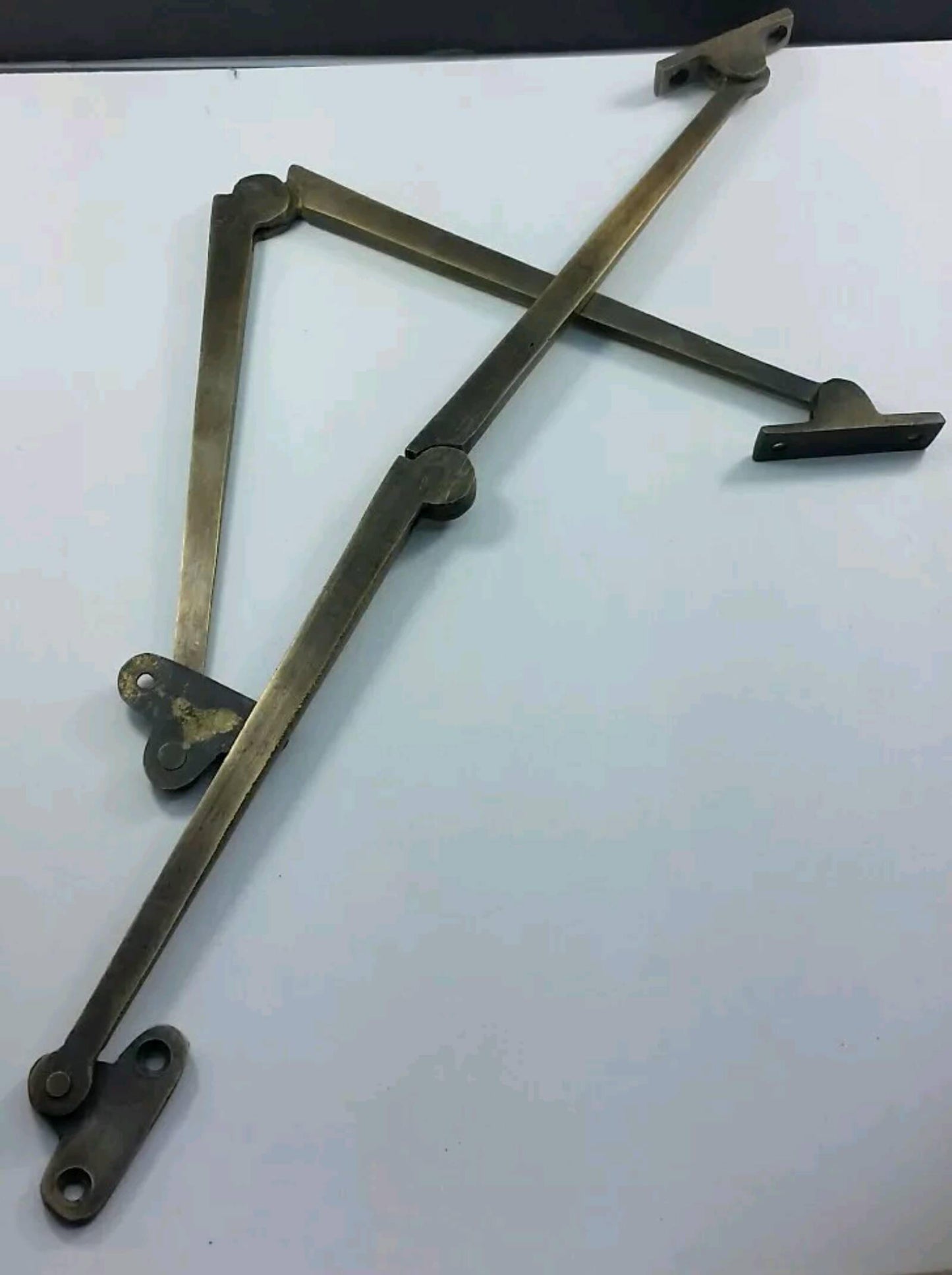 Salvage Antique Drop Front Desk Hinges or for Old Trunk Box Lid. Long 5 1/2" #X26
