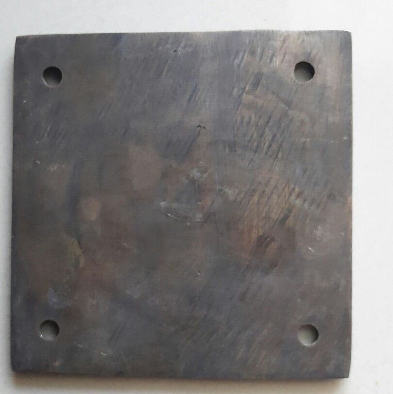 Art Deco Door PULL sign Rare Unique Antique solid brass 2 1/2" #F8