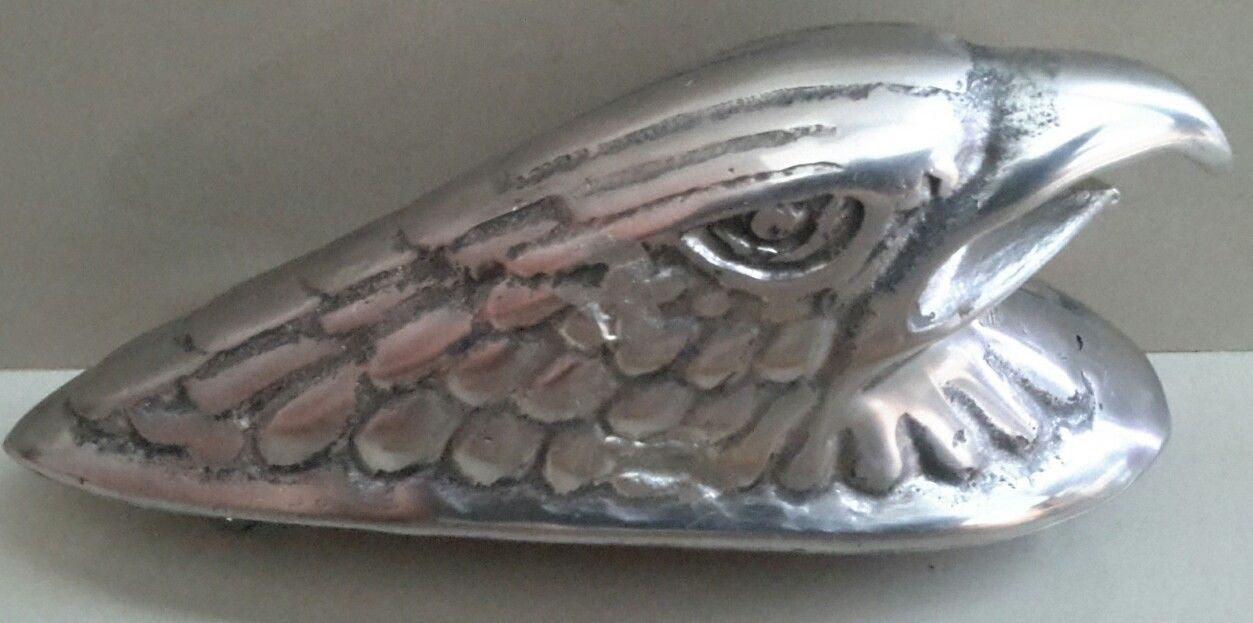 Vintage Eagle Head Car Front Cover Aluminum Hood Ornament Badge Emblem Piaggio Vespa ornament
