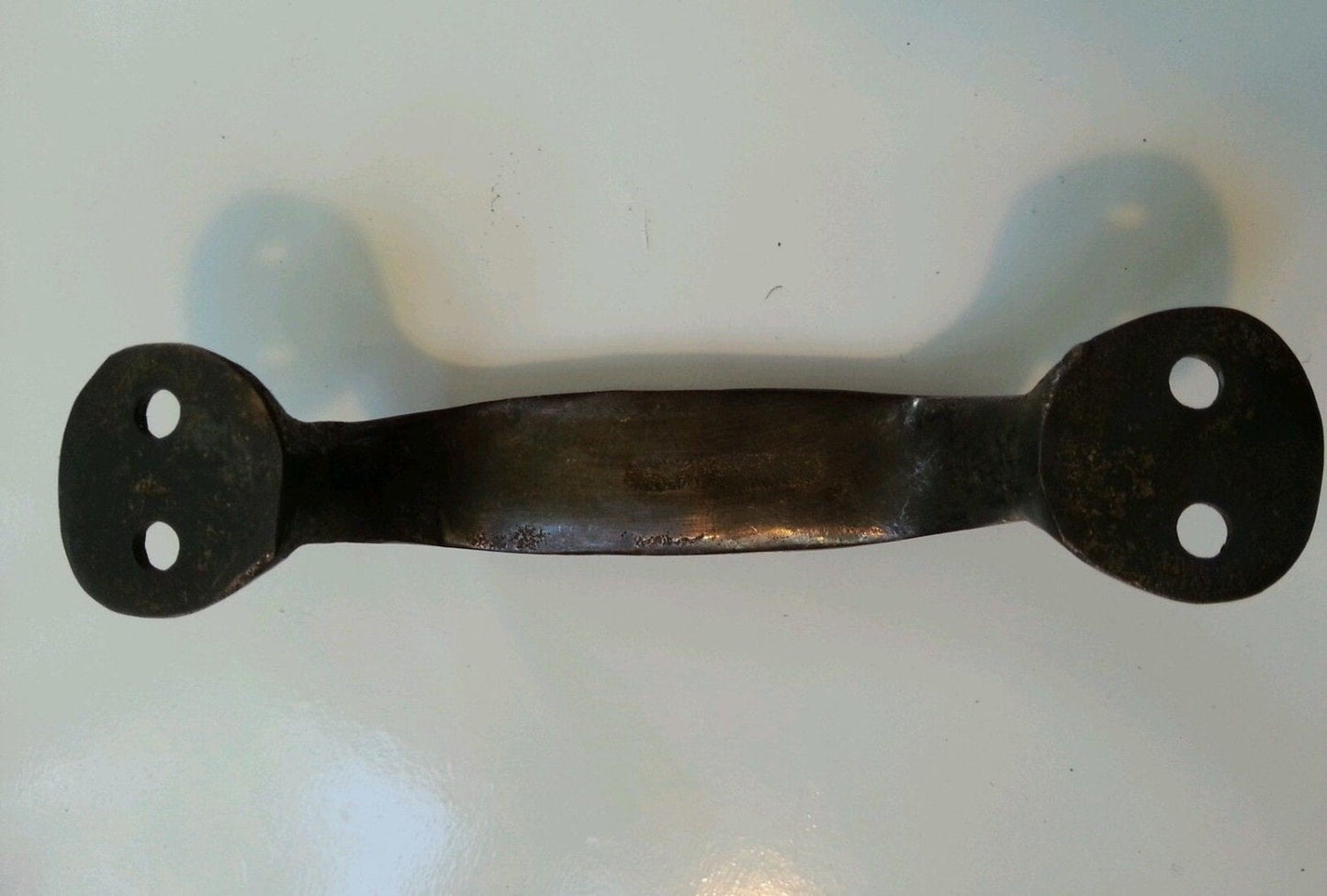 4 Solid Brass Antique Strong File Cabinet Trunk Handles 3 7/8" wide #P2