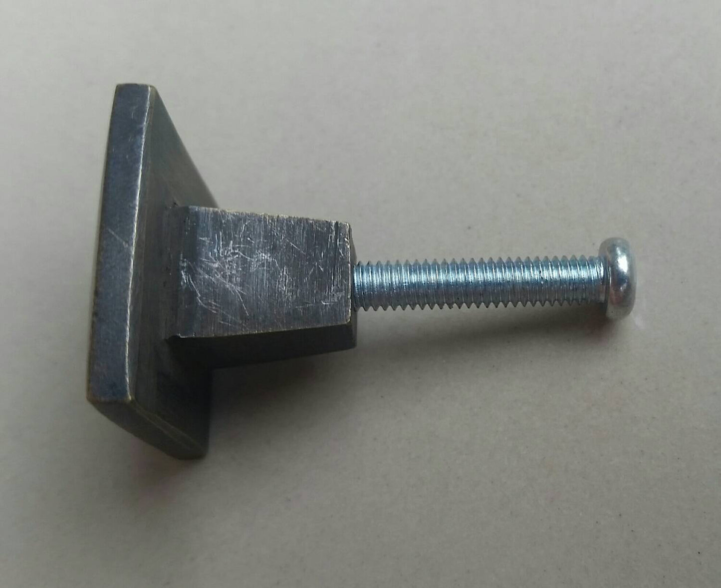 4 Stickley Mission style solid brass drawer knobs handles pulls #K7