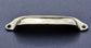 POLISHED Antique Vtg. Style Solid Brass Cabinet Pull Cup Handle 4-1/2" ctr #A21s