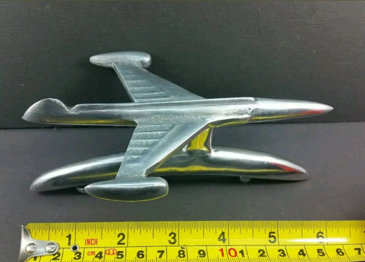 Vespa, Rat Rod Vintage style Airplane hood, fender, ornament, car, motorbike, Art Deco, Gift, Mancave, Automobile collectable, 6-1/4"