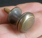 2 Solid Brass SMALL Stacking Barrister Bookcase 1/2"dia Knobs drawer Pulls #K18