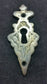 2 Vintage Antique Style, Ornate Eschutcheons, Keyhole covers,Doors Locks,Padlock Locks Keys,Skeleton Keys,Interior, Vertical 3 3/8" t #E2