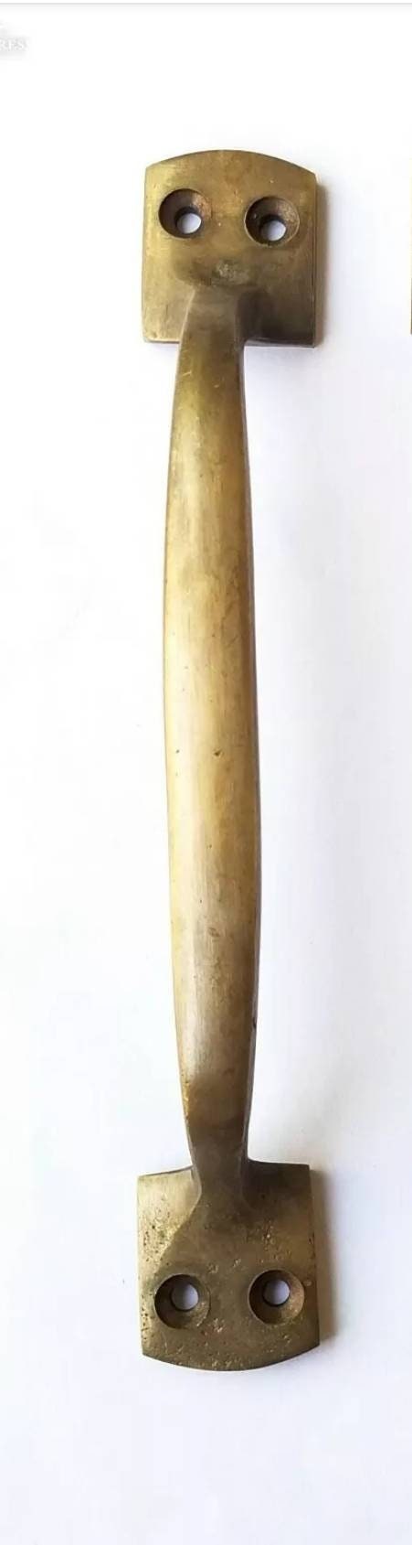 8 x Large Antique Style Solid Brass Strong File Cabinet, Trunk, Chest Handle 6-7/8" wide #P9