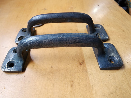 Sets of 2 Solid Brass Strong antique File Drawer Trunk Chest Handles 3-3/4"w (3-1/4"ctr) #M73