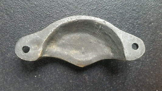 Apothecary Cabinet Drawer Bin Pull Handle, in Solid Brass with Oak Leaf Motifs,multi-drawer,woodworking, 2 3/8" centers (2-7/8"wide) #A3