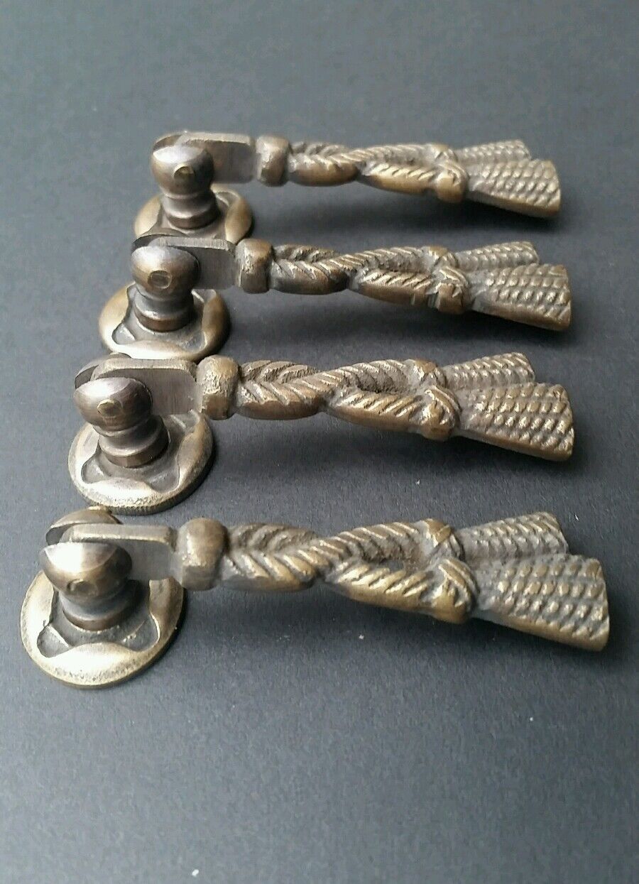 4 Rope and Tassle Handles Pulls Antique Classic Style 2 3/4" #H5