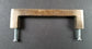 2 Solid Antique Brass Large Strong File Cabinet Drawer Handles 4-1/8"w #P16