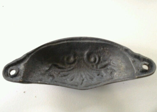 2 Apothecary Drawer Pull Handles"POLISHED" Brass 3-1/2"c Ant.Victorian Style #A1