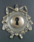 2 Vintage Antique Style Ornate French Eschutcheons Key Hole Covers 2 3/4" #E12