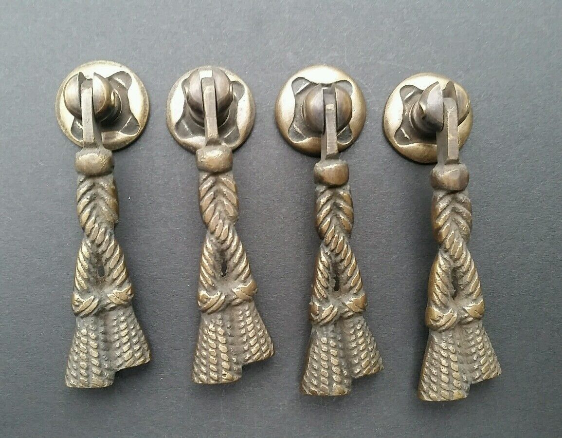 1 x Rope and Tassle Handle Pull Antique Style Classic design 2-3/4" #H5