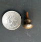 2 Solid Brass VERY SMALL Stacking Barrister Bookcase 7/16" Knobs drawer Pulls #K