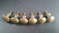 10 Solid Brass Stacking Barrister Bookcase 5/8" Round Knobs Pulls Handles #K2
