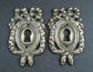 2 Vintage Antique Style Ornate French Eschutcheons Key Hole Covers 2 1/2" #E13