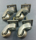 4 Cast Solid Brass Swivel Caster Wheel Pivot Industrial Strong Table Leg #W2