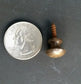 4 Solid Brass VERY SMALL Stacking Barrister Bookcase 7/16" Knobs drawer Pulls #K