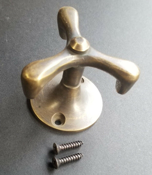 Antique style Hardware rotating Hook Coathook Ceiling or closet Mount design #X5