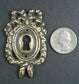 2 Vintage Antique Style Ornate French Eschutcheons Key Hole Covers 2 1/2" #E13