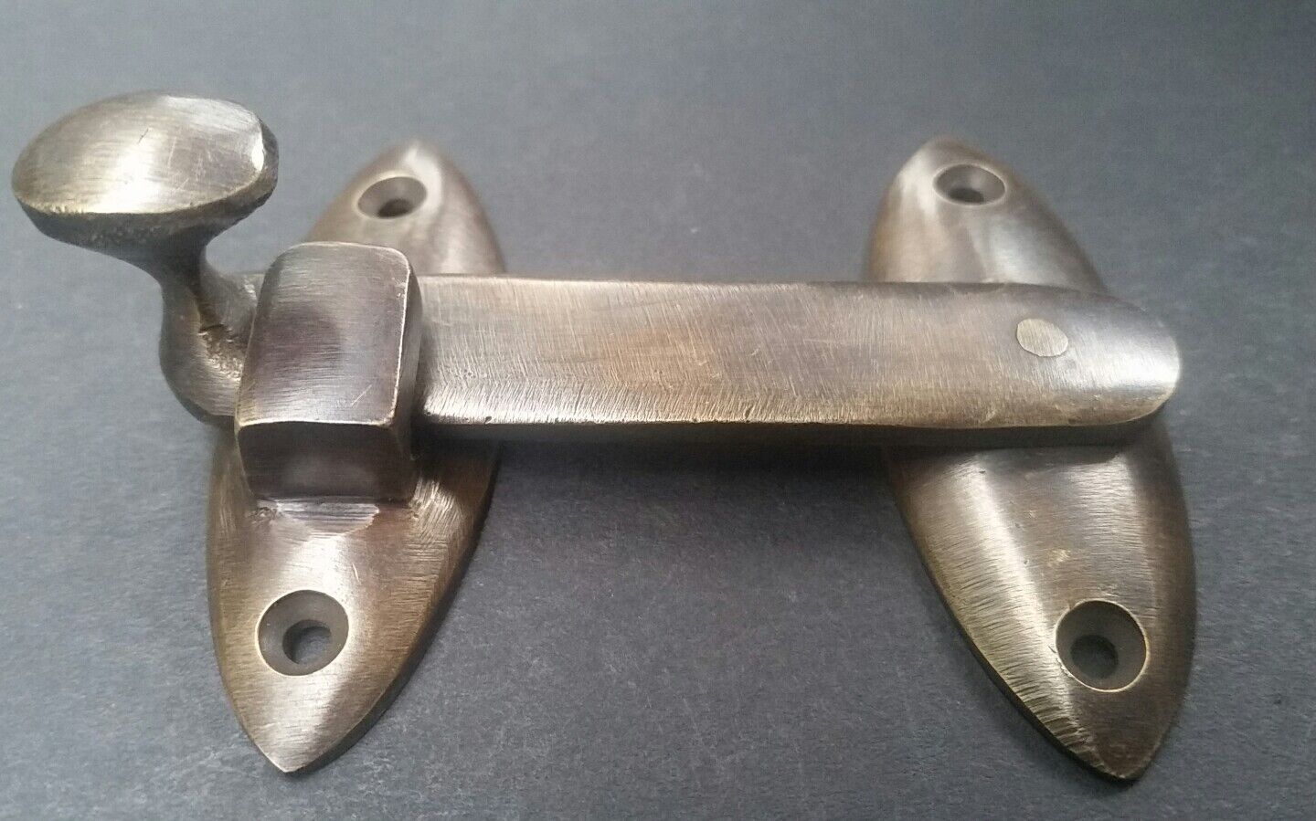 4 x solid brass toggle latch 3-1/4”w x 2-1/4" tall overall size #X22