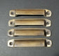 4 Antique Style Solid Brass Apothecary Cup Drawer Pulls Handles  3-1/2" ctr #A16