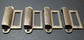 4 Antique Style Card File Cabinet Handle, File Label Holders with Cup Pull #A17