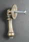 6 ornate tear drop pendant brass handles pulls, knobs w.strong bolts  2 3/4" #H3